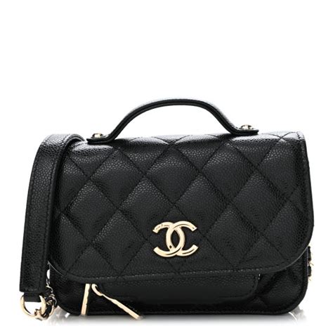 chanel caviar quilted small clutch with chain black|Chanel Black Quilted Caviar Business Affinity Clutch On Chain .